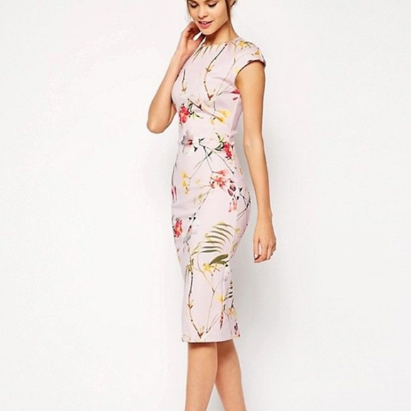 ted baker botanical bloom dress